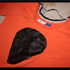 Coral/neon sporty sweatshirt